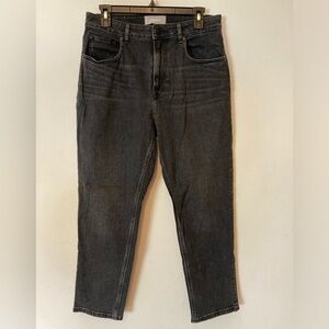 Everlane Curvy Cheeky Denim, Size 30, Washed Black